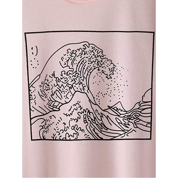 Graphic Pink Tee - Picture 2 of 4